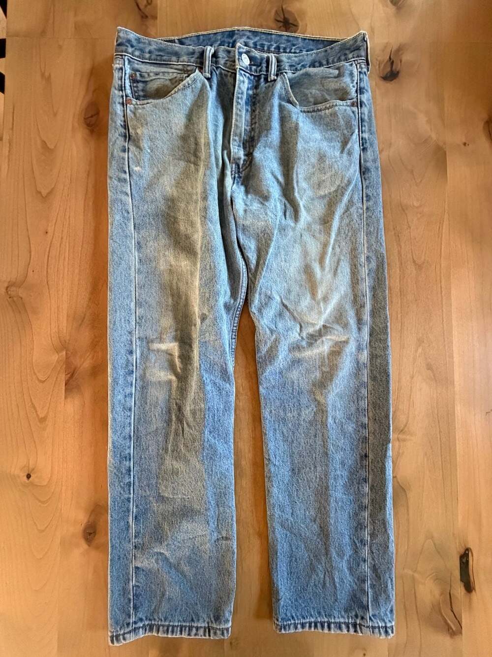 Levi's Vintage Distressed Denim Jeans Light Wash W36 L30